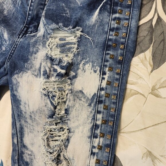 Blue topic womens jeans - Picture 2 of 3
